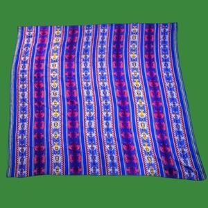 Andean Peruvian Rainbow Ceremonial Altar Tablecloth Throw